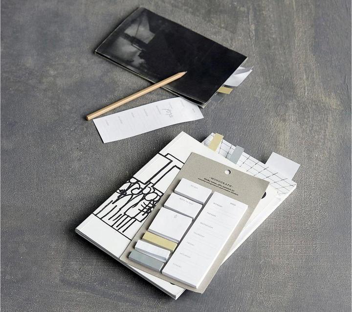 Image du produit Monograph Bloc-notes 12 x 21,5 cm, blanc (12 x 21,5 cm)