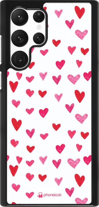 Actual product image PhoneLook Valentine 2022 Cover Many pink hearts (Samsung Galaxy S22 Ultra)