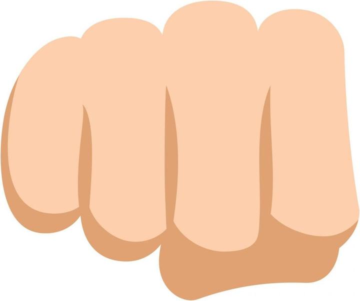 Actual product image Emojione Emoji Bro Fist (100 x 83 cm)
