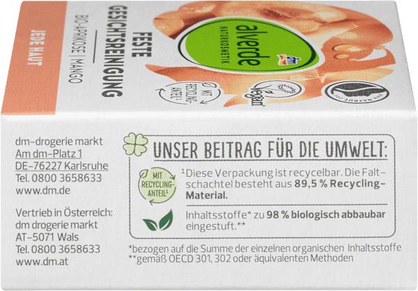 Actual product image dm alverde Firm facial cleansing (Soap)