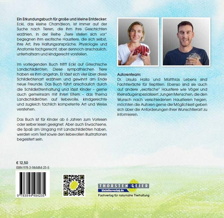 Produktbild Griechische Landschildkröten (Deutsch, Ursula Halla, Matthias Lebens, 2019)