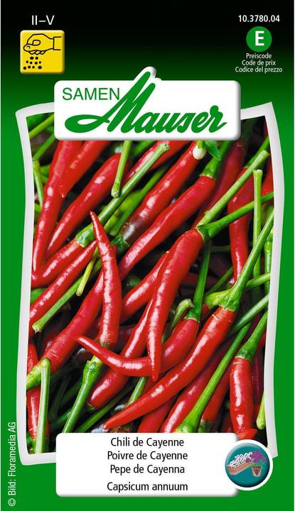 Image du produit Samen Mauser Pepperoni Chili de Cayenne (Graines de légumes)
