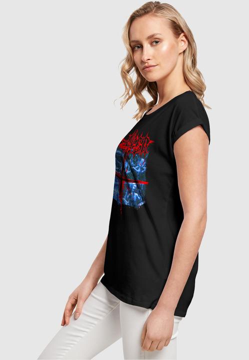 Actual product image Merchcode Ladies Slayer - Tour 2004 Extended Shoulder Tee - 114325 (L)