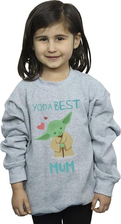 Produktbild Star Wars Yoda Best Mum Sweatshirt Mädchen (140, 146)