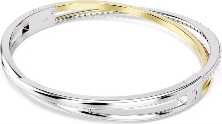 Swarovski Hyperbola Armreif Rundschliff Weiss (Swarovski Metall)