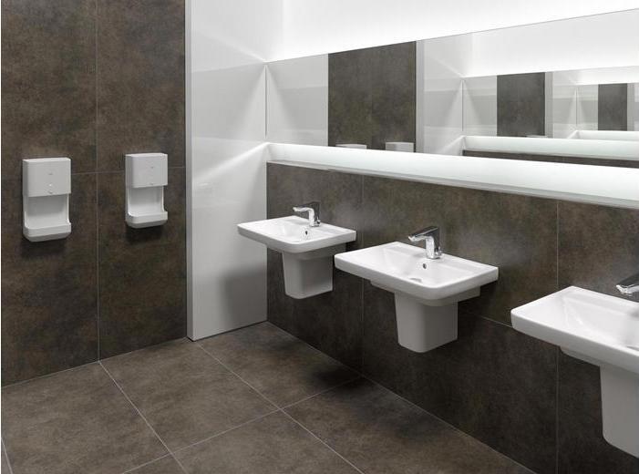 Actual product image TOTO COMMERCIAL hand dryer surface-mounted version white