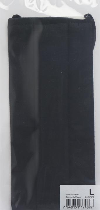Actual product image Jakob Schlaepfer Testex Community Maske L schwarz (1 x)