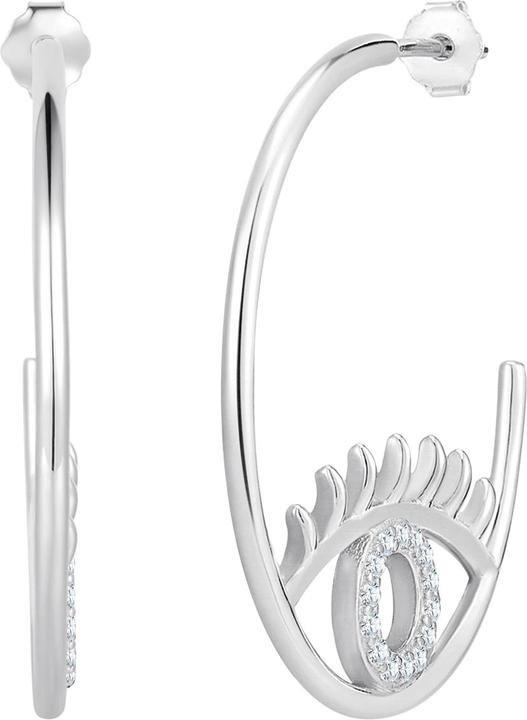 Immagine prodotto Glanzstücke München Orecchini da donna occhio onniveggente in argento sterling - 34682 (Argento)