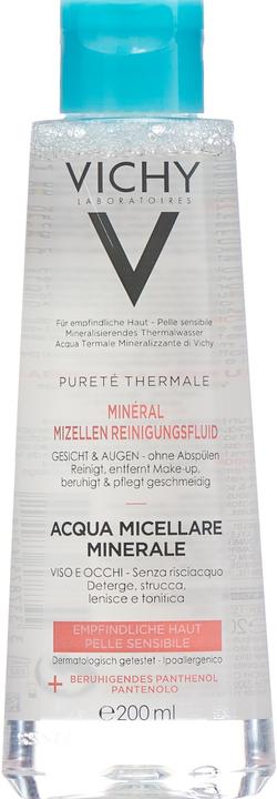 Actual product image Vichy Pureté Thermale Minéral Micellar Fluid (Micelle water, 200 ml)