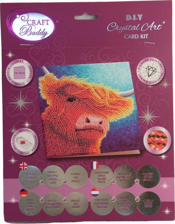 Actual product image Craft Buddy Gentle Soul, 18x18cm Crystal Art Card RACHEL FROUD