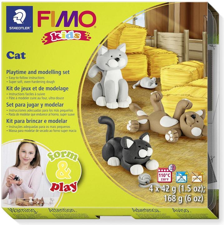 Actual product image Fimo - Kids Form & Play Set - Cat (8034 16 LZ)