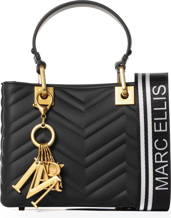Actual product image Marc Ellis Damen Handtasche - Modell Evanthe Prime - 100% Gummi - 15.6 X 14.5 X 7.0 Cm