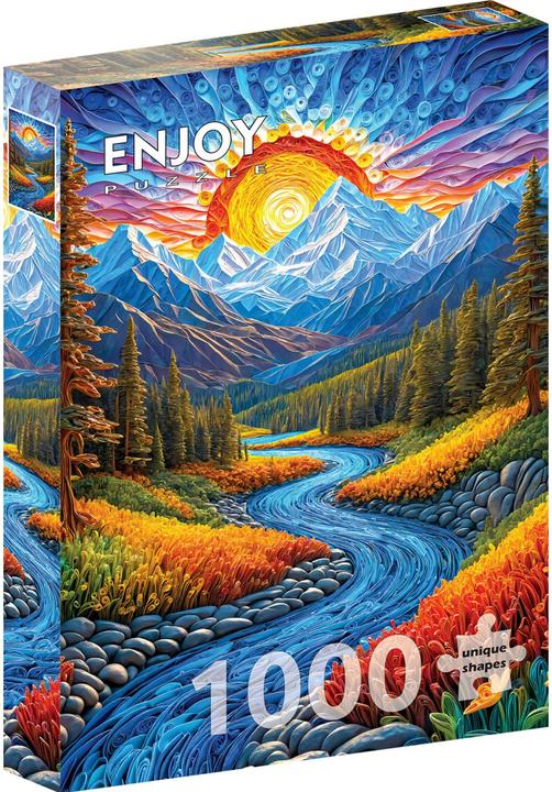Produktbild Enjoy Puzzle Puzzle 1000 Teile - Sonnenaufgang-Landschaft (1000 Teile)