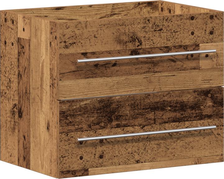 Produktbild VidaXL Badezimmer Waschschrank mit integriertem Waschbecken Altholz Spanplatte