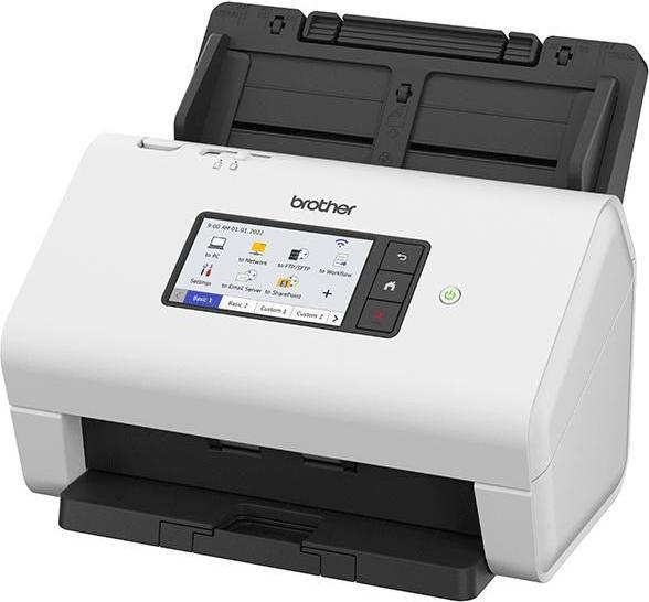 Image du produit Brother ADS-4900W Scanner professionnel de bureau recto-verso réseau WiFi LCD (LAN, USB Host, WLAN)