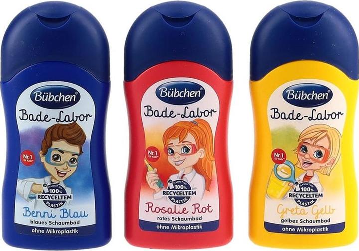 Bübchen Bubchen, Kinderspiel -Kit, Wasserfarbstoff, 1 Stück (150 ml, Schaumbad)