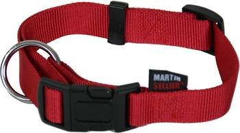 Produktbild Martin Halsband Basic Nylon Rood (30, 31, 32, 33, 34, 35, 36, 37, 38, 39, 40, 41, 42, 43, 44, 45, Hund, Allgemein)