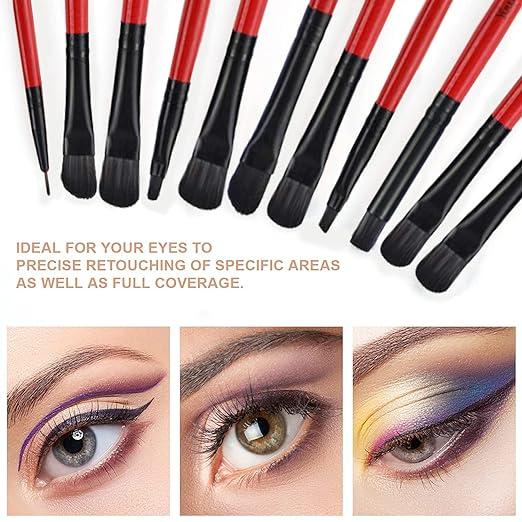 Actual product image Yuwaku 32 pieces Makeup Brushes Set with Bag No.23 (Eyebrows)