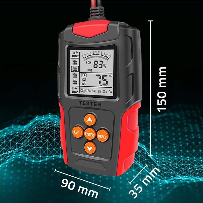 Image du produit Qoltec LCD-Digital-Batterietester