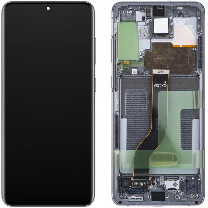 Produktbild Samsung Display Unit für Galaxy S20 5G G981 / S20 G980, w/o Camera, Cosmic Grau (Display)