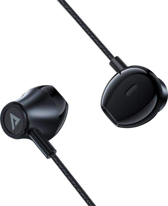 Actual product image Acefast L2 in-ear headphones with USB-C connector, microphone and remote control 1.2 m - black (Cable)