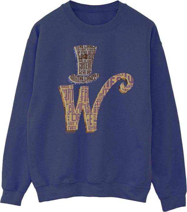 Willy Wonka & the Chocolate Factory W Logo Hat Sweatshirt (5XL)