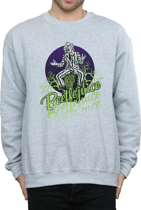 Immagine prodotto Beetlejuice Felpa uomo in cotone Faded Pose (3XL)