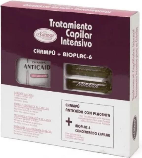 Actual product image Nurana Cosmetics Tratamiento Capilar Intensivo Champu Ampolla (100 ml, Liquid shampoo)