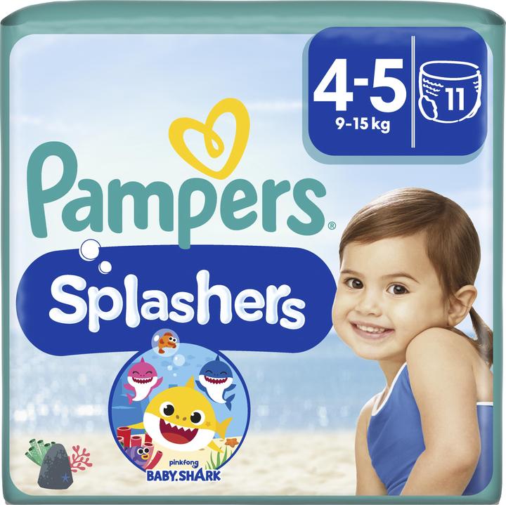 Pampers Splashers (Gr. 5, Gr. 4, Tragepack, 11 Stück)