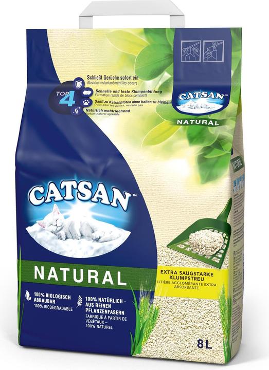 Productafbeelding Catsan Natuurlijk (Bindmiddel, Biologisch afbreekbaar, Neutraliserend, 4.68 kg)