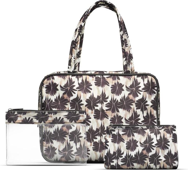 Cimi Gillian Jones - 3-piece cosmetic bag set - Palm print