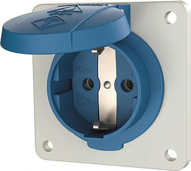 Actual product image Mennekes Schuko surface mounted socket