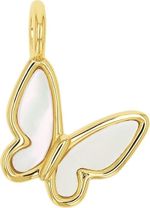 Amor Anhänger für Damen, 925 Sterling Silber | Schmetterling (Silber 925)