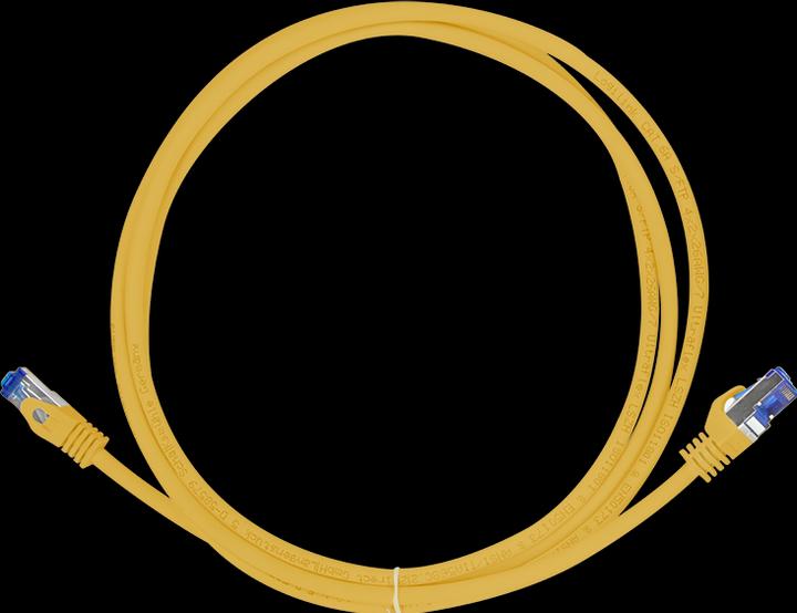 Immagine prodotto LogiLink Cavo patch Ultraflex, Cat.6A, S/FTP, 15 m, giallo con cavo grezzo Cat.7, cavo extra flessibile e (S/FTP, CAT6a, 15 m)