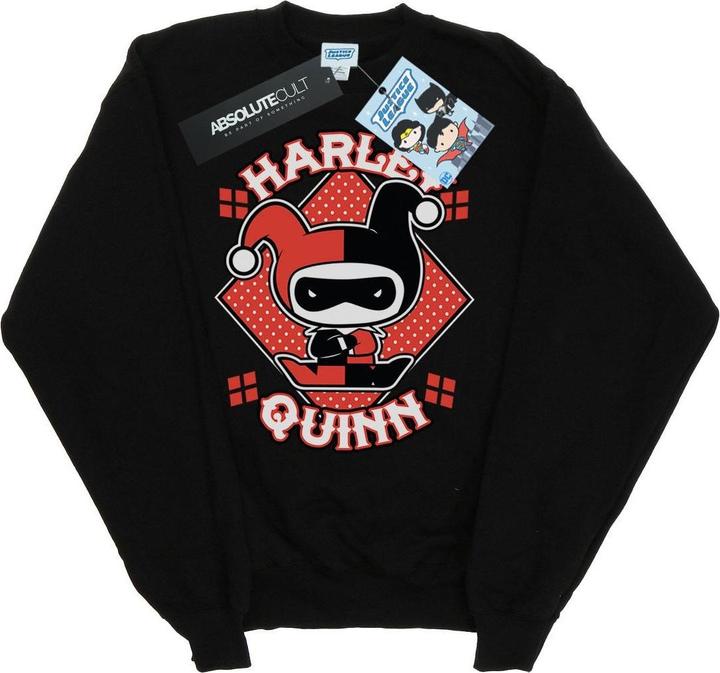 Chibi Harley Quinn Badge Sweatshirt Mädchen