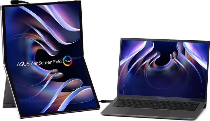 Produktbild ASUS ZenScreen Fold OLED MQ17QH (2560 x 1920 Pixel, 17.30")