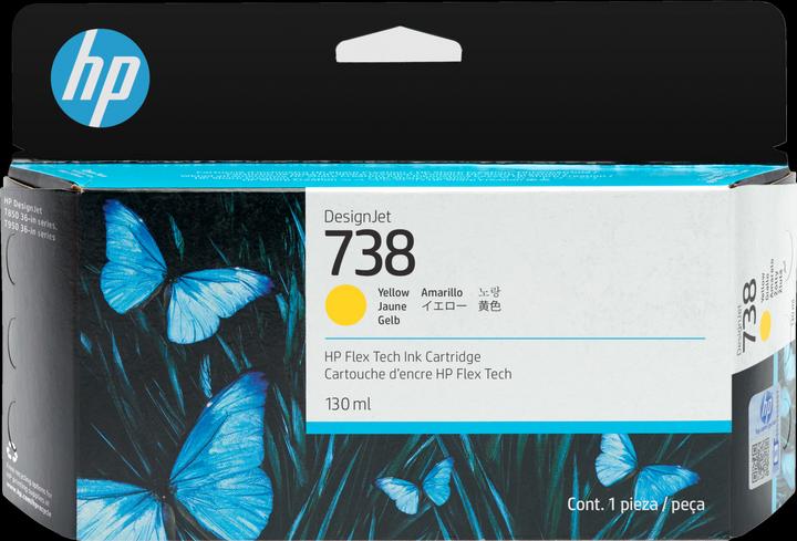 Image du produit HP 738 130-ml Black DesignJet Ink Cartridge (CF)