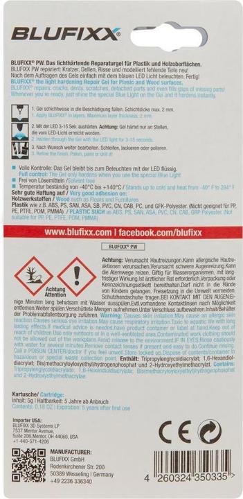 Image du produit Blufixx Lumière bleue (5 g)