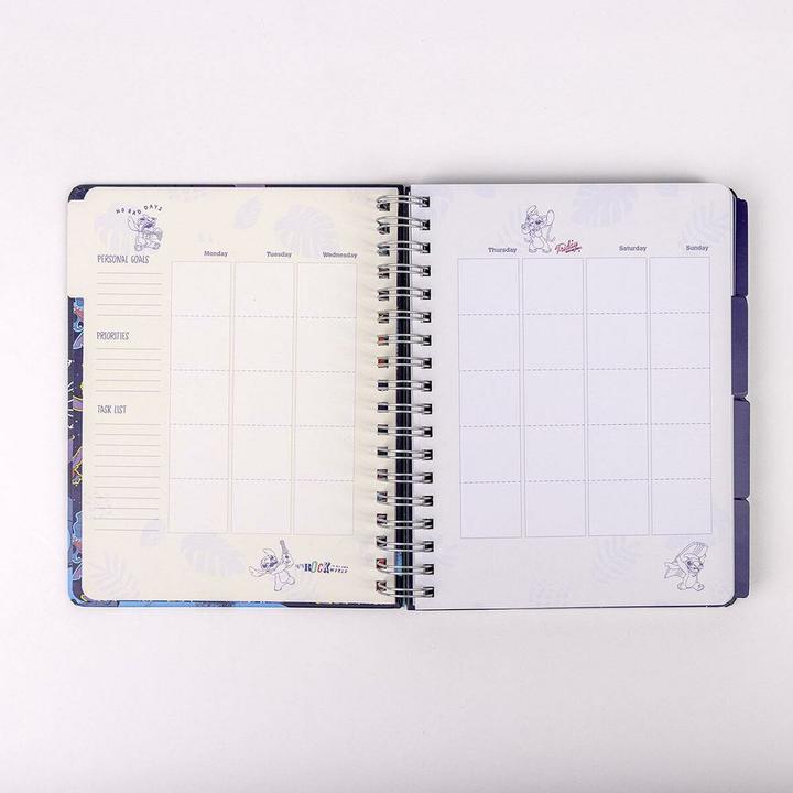 Produktbild Cerda STITCH - Agenda Hebdomadaire Non Daté + Intercalaires - 19 x 24 x 2 cm (19 x 24 cm, Französisch)