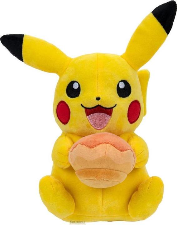 Image du produit Jazwares Peluche Pokémon Pikachu avec Pecha Poké Puff (Orange) Accy 20 cm (20 cm)