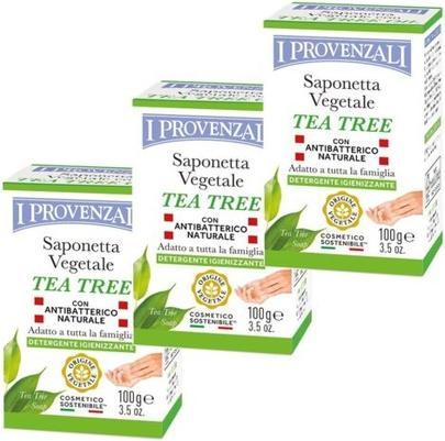 Produktbild I Provenzali Organic Tea Tree Soap 100g - Antibacterial (Hartseife)