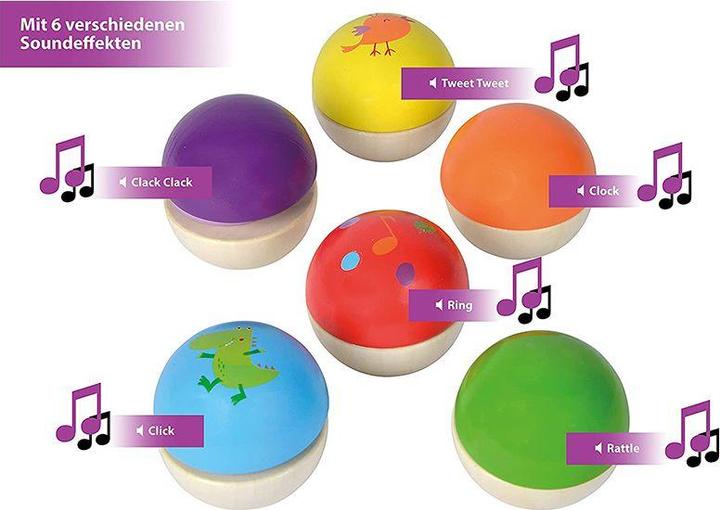 Actual product image Eichhorn Houten Muziekballen, 6st. (German)