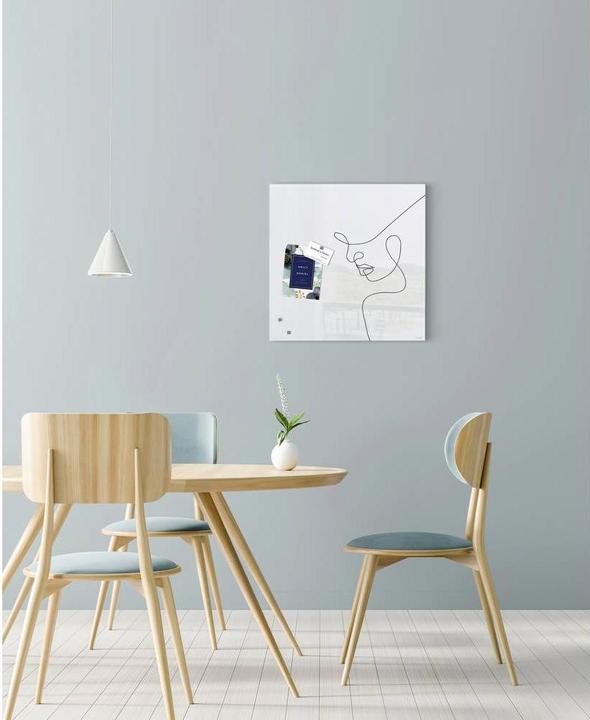 Produktbild Sigel Glas-Magnetboard Artverum mit Design (Magnettafel, 48 x 48 cm)