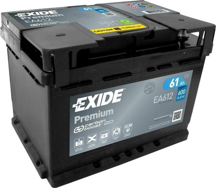 Immagine prodotto Exide Premium Carbon Boost EA612 (12 V, 60 Ah, 600 A)