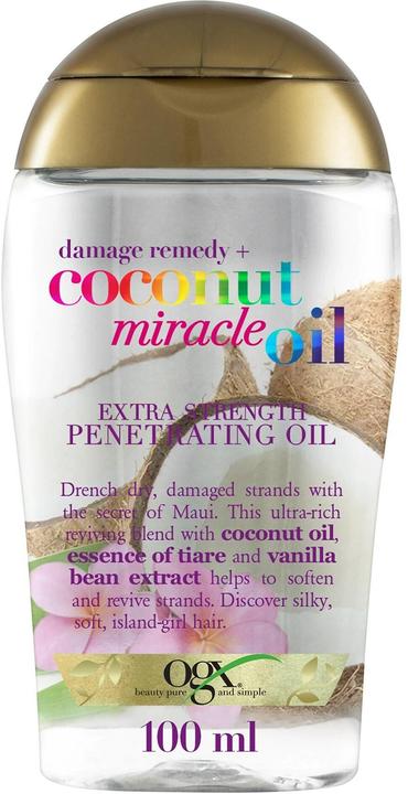 Ogx Coconut Miracle Oil Penetrating Hair Oil für trockenes Haar Extra Strength 100ml (100 ml)