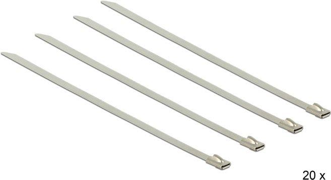 Produktbild Delock Kabelbinder (Packung mit 20) (Metallkabelbinder, 150 mm, 20 Stk.)