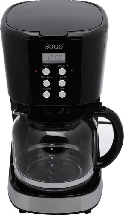 Produktbild Sogo DRIP DIGITAL COFFEE MAKER WITH GLASS JAR,15 CUPS, - 1,8L - 900W