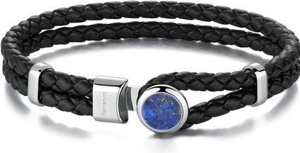 Brosway Stylish men Ìs bracelet with lapis lazuli Material BIM12 - Length: 21 cm (21 cm, Edelstahl)