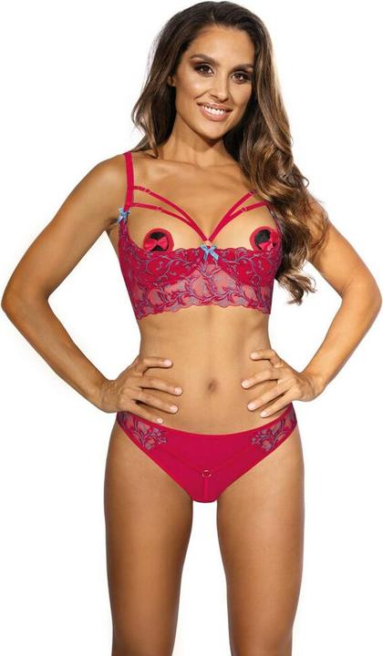 Actual product image Axami V-9671 bustier with open cups (70 C)