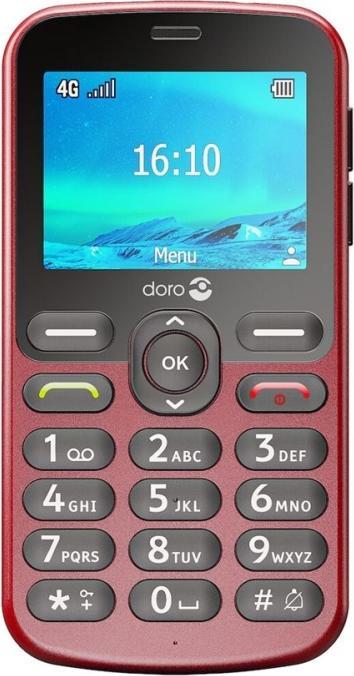 Actual product image Doro 1881 4G - Red (2.40", 4G)
